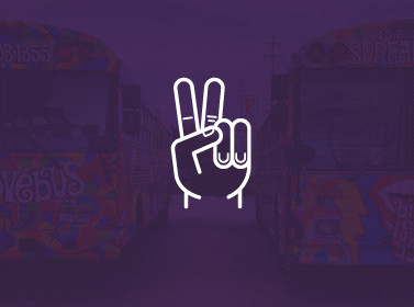 hand giving peace sign icon