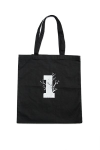 1 emblem on totebag